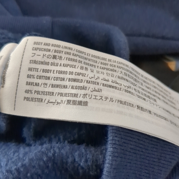 Abercrombie & Fitch Soft A&F Hoodie Mens Large Logo Spellout Preppy Streetwear - Picture 8 of 8